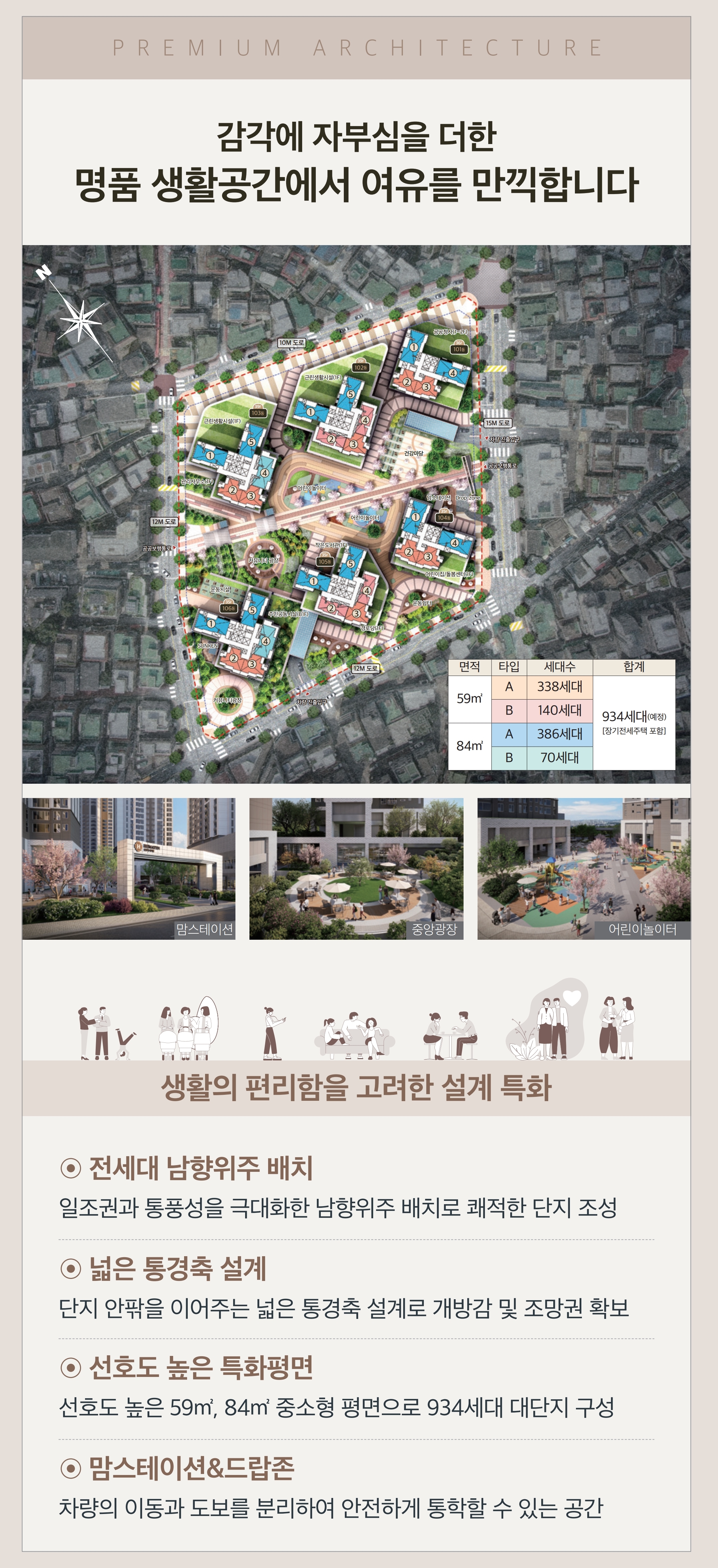 남성역 헤머튼 단지 배치도